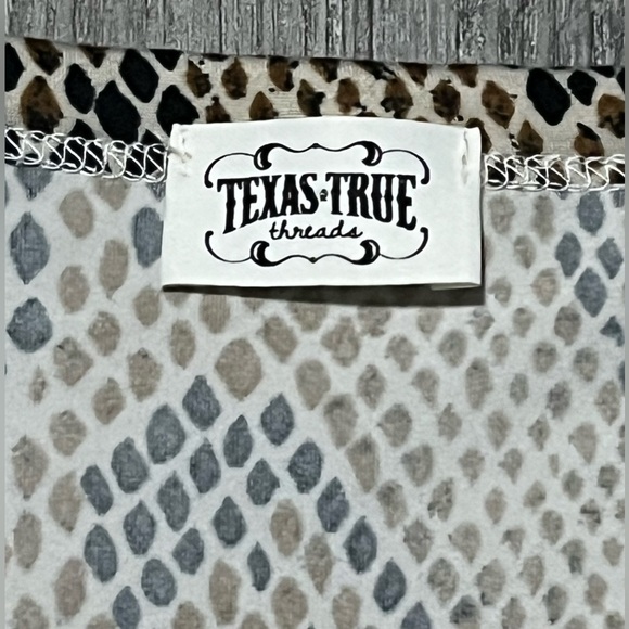 Texas True Threads Snakeskin Print Dress - Sz Women’s Large - Picture 6 of 7